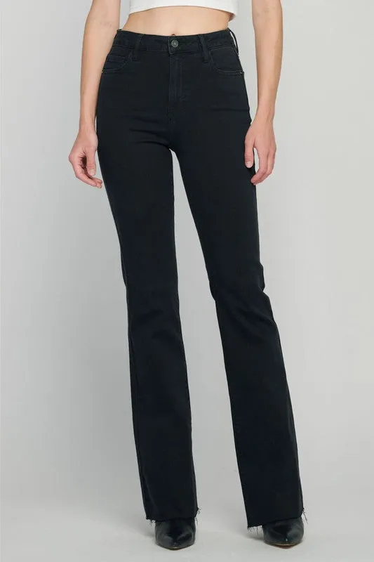 Khloe Raw Hem Flare Jeans