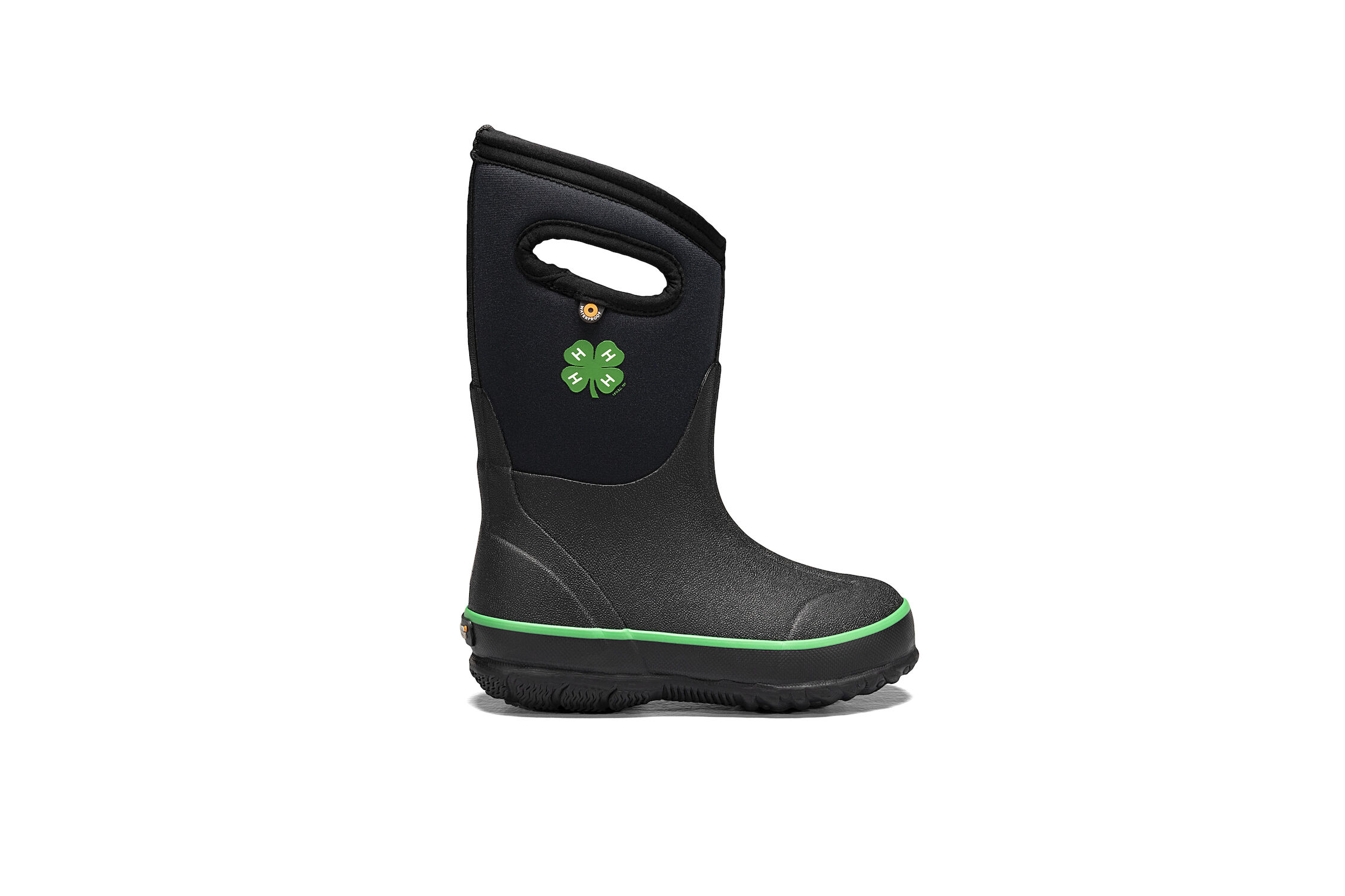 Kid's Waterproof Classic Tall 4-H Boot in Black