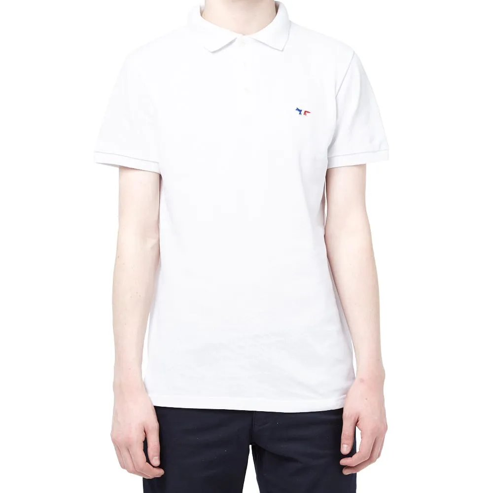 Kitsuné Parisien Classic White Polo Shirt