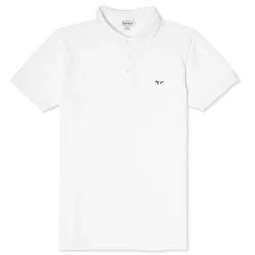 Kitsuné Parisien Classic White Polo Shirt