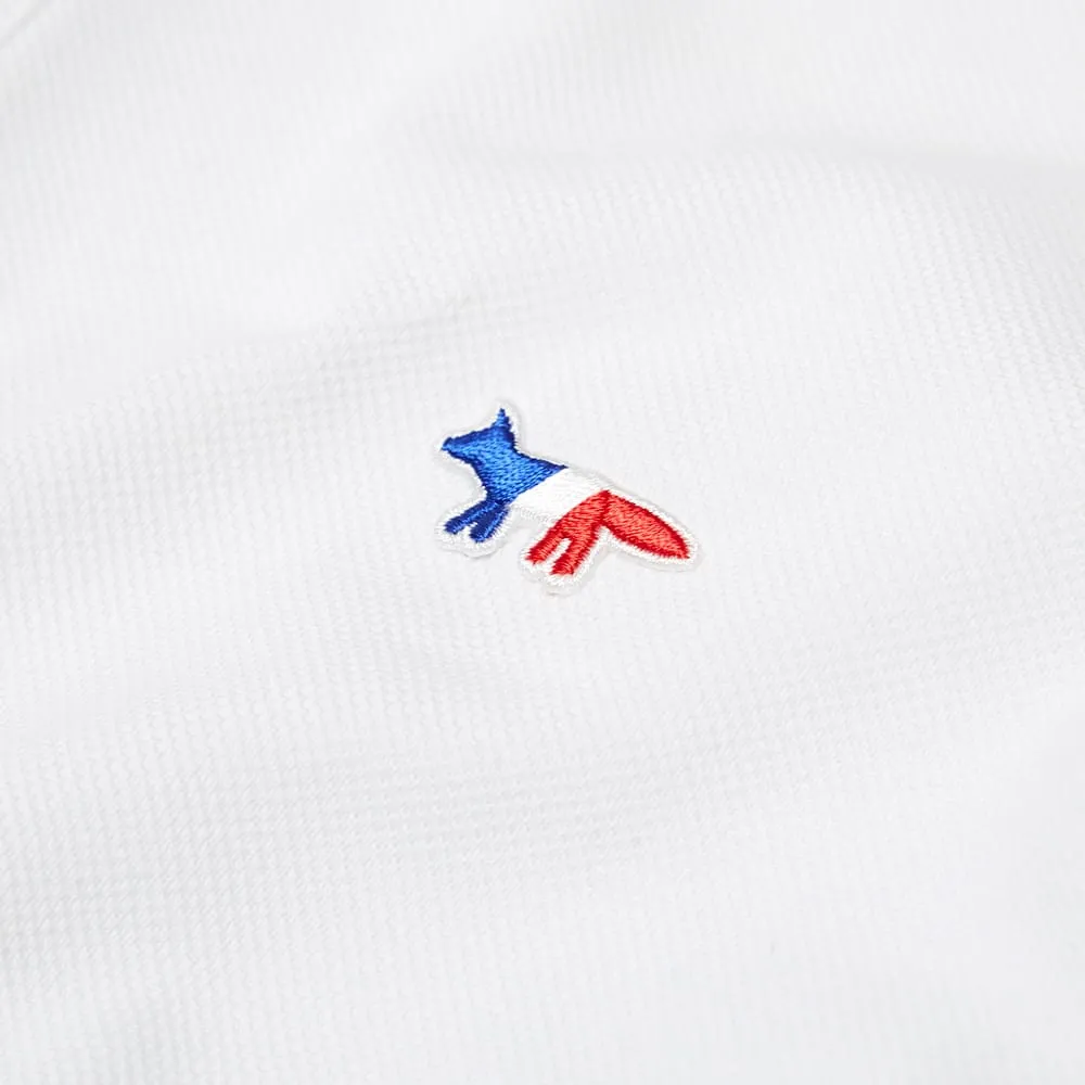 Kitsuné Parisien Classic White Polo Shirt