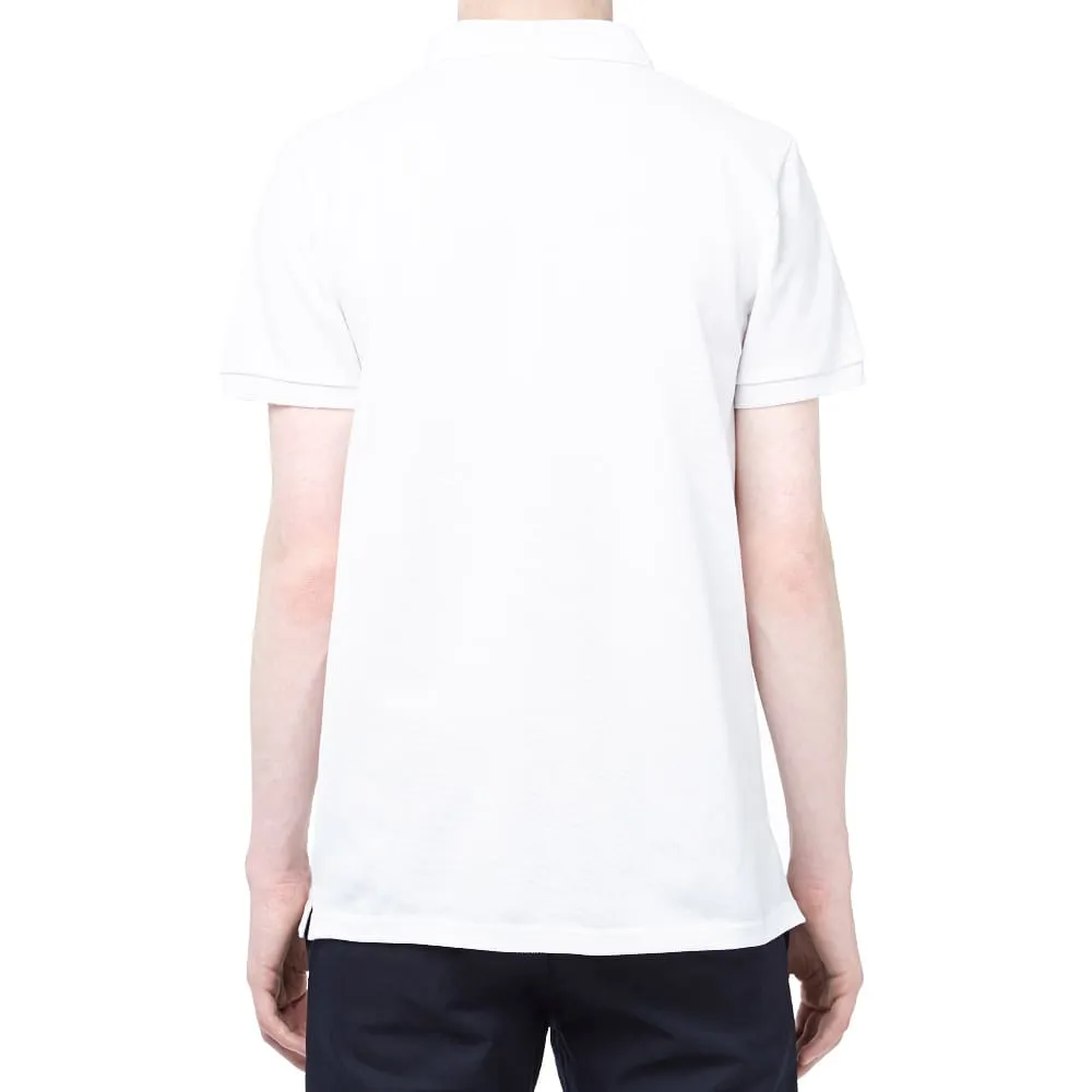 Kitsuné Parisien Classic White Polo Shirt