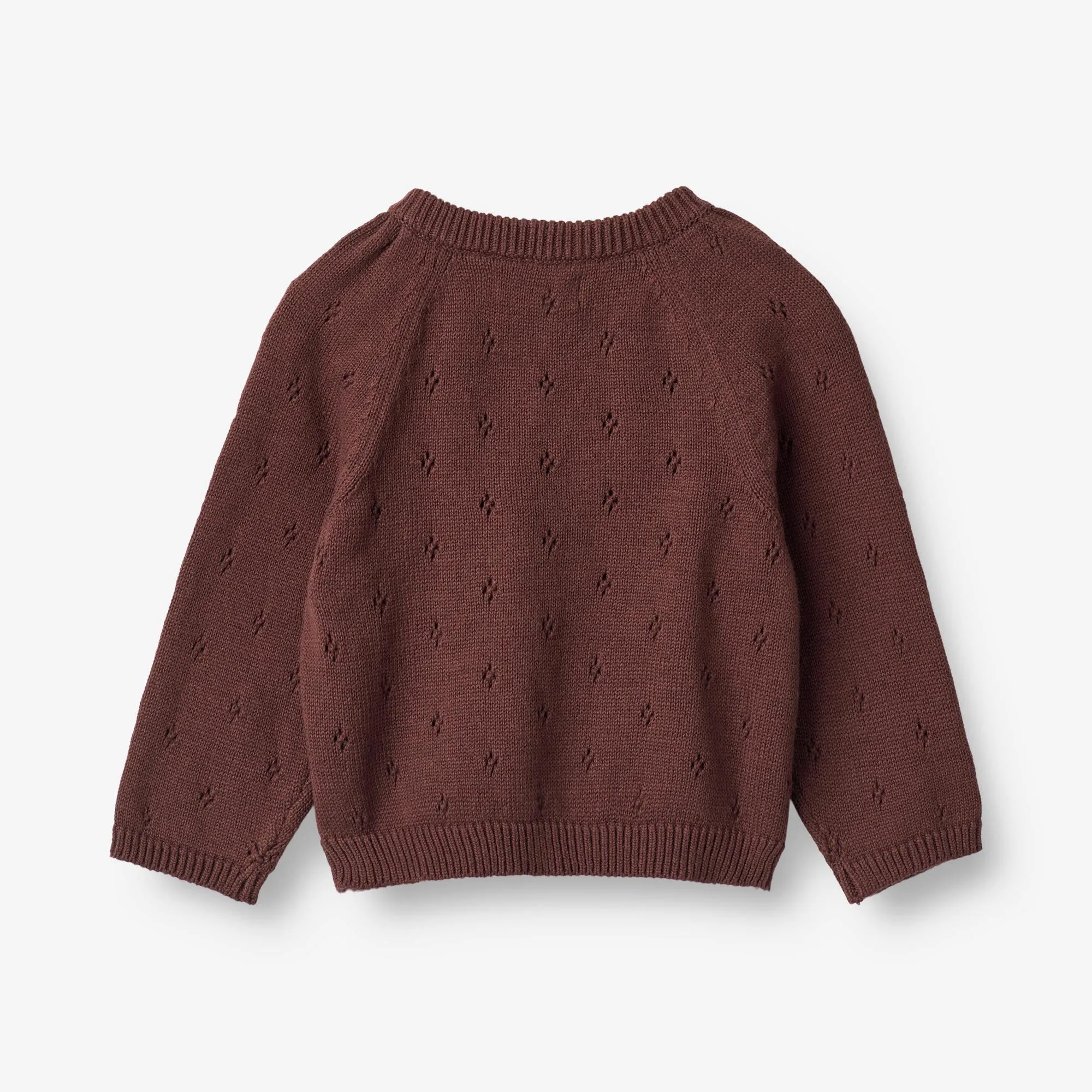 Knit Pullover Mira | Baby - aubergine