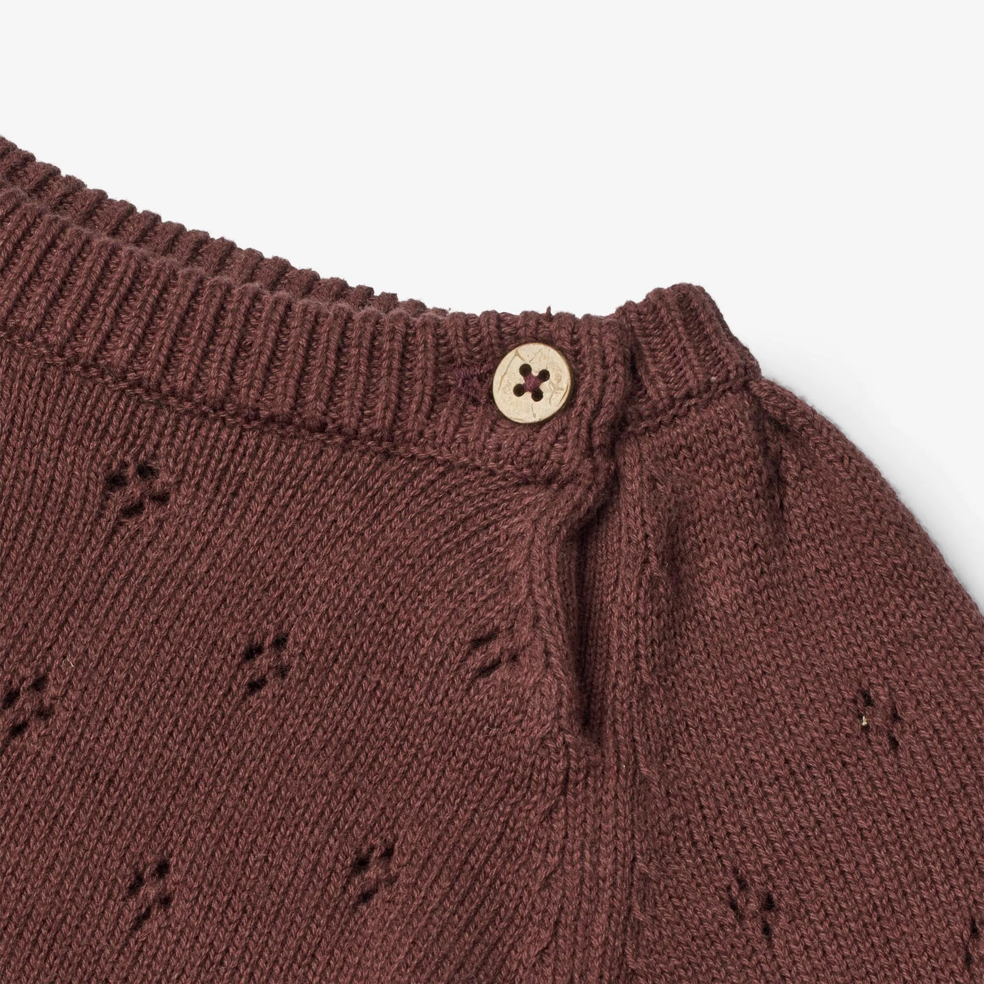 Knit Pullover Mira | Baby - aubergine