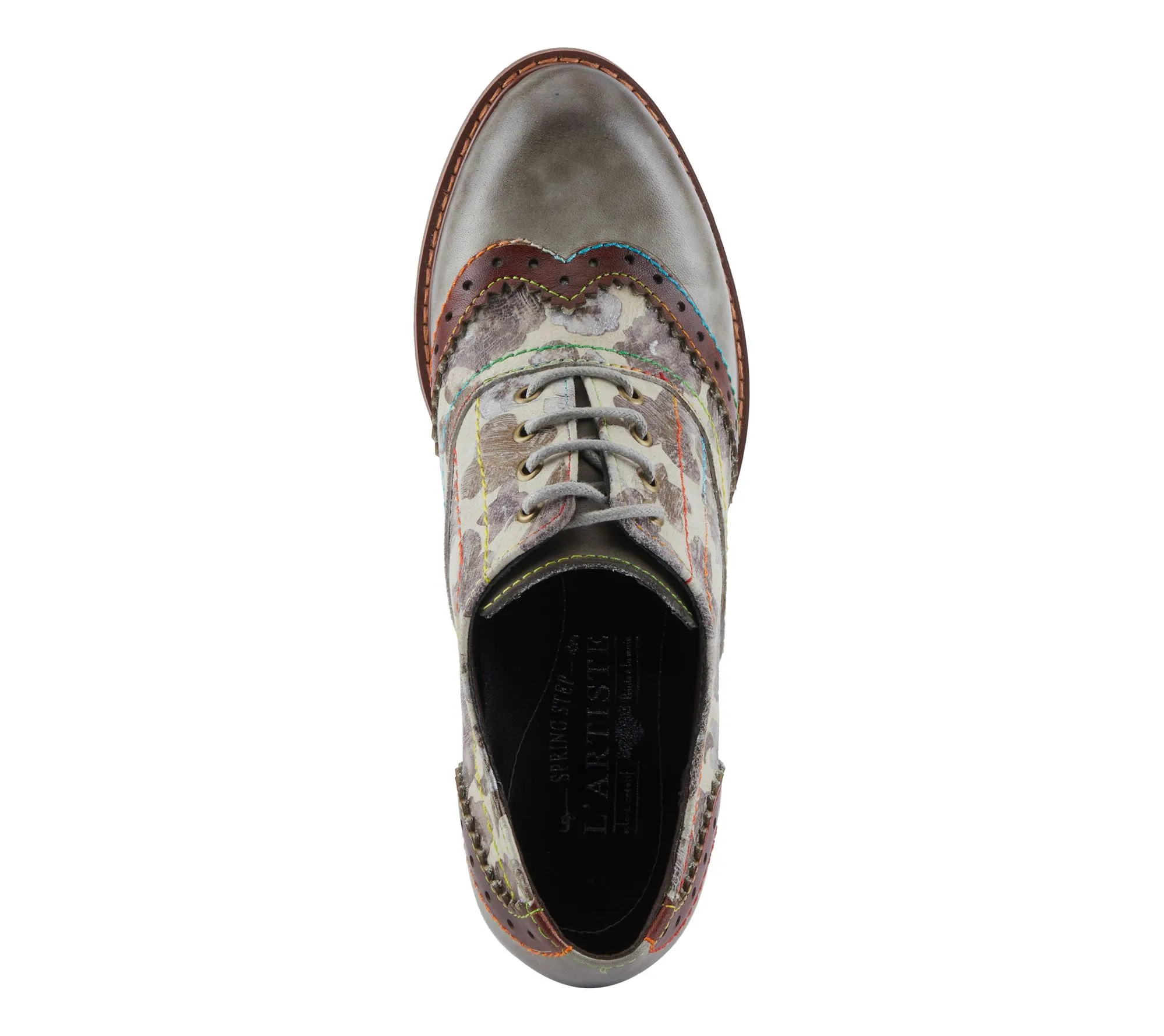 Leather Oxfords - Perrine by L'Artiste