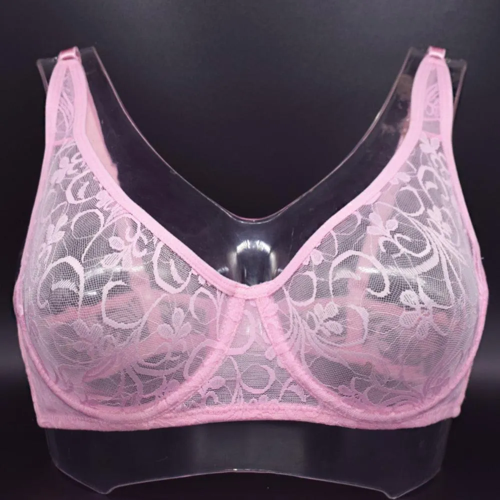 Lace Hollow Out Underwired Bra