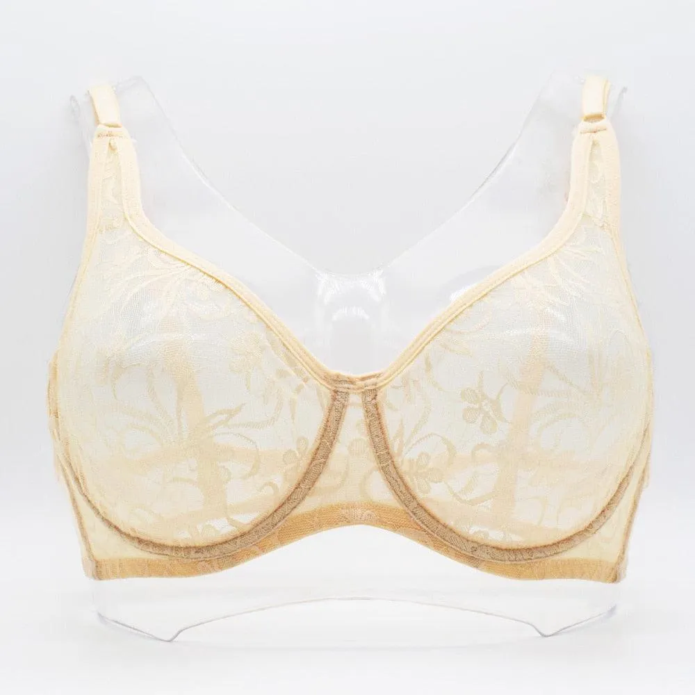 Lace Hollow Out Underwired Bra