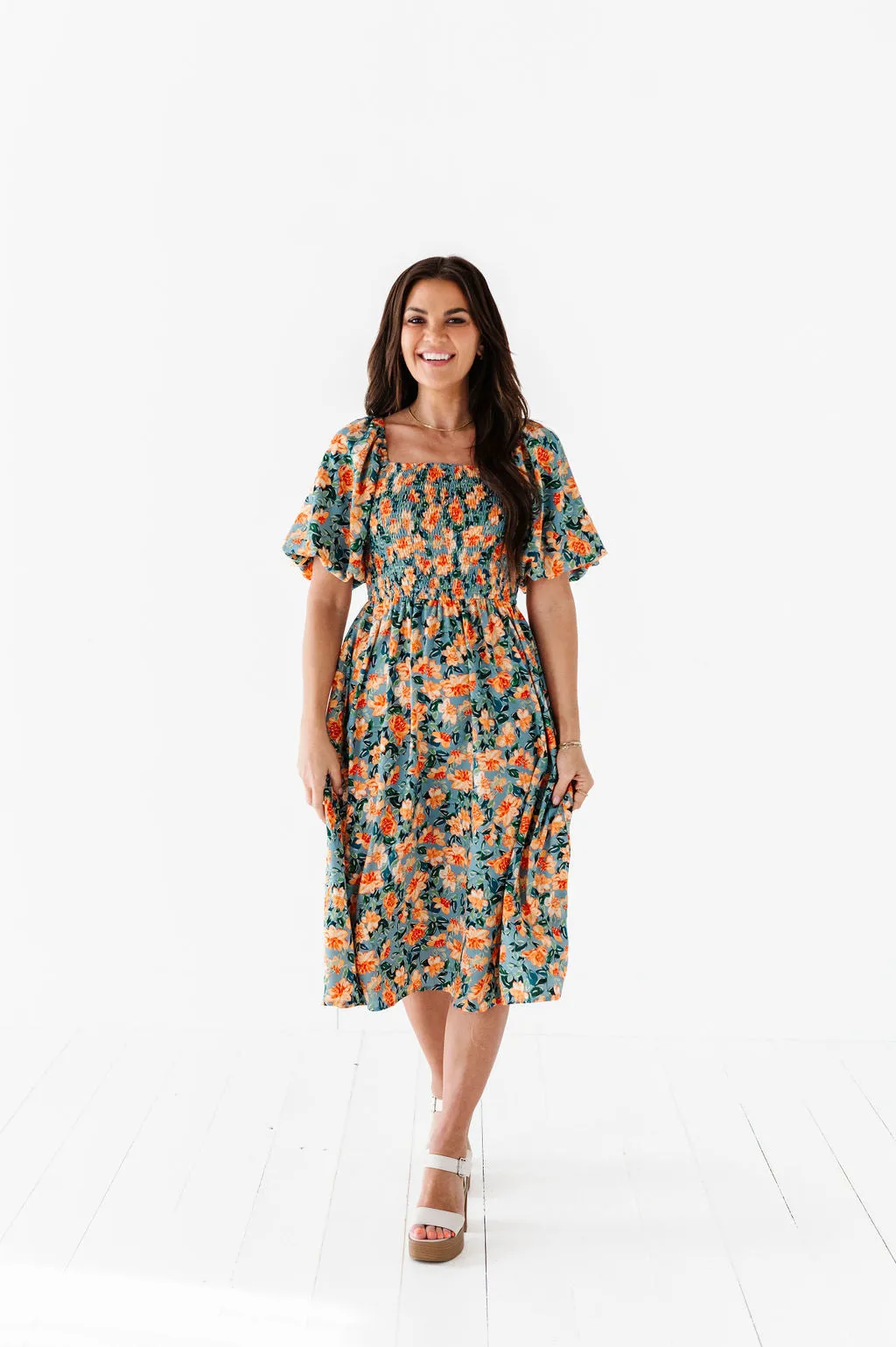 Lacey Floral Dress - Size Small & Large Left