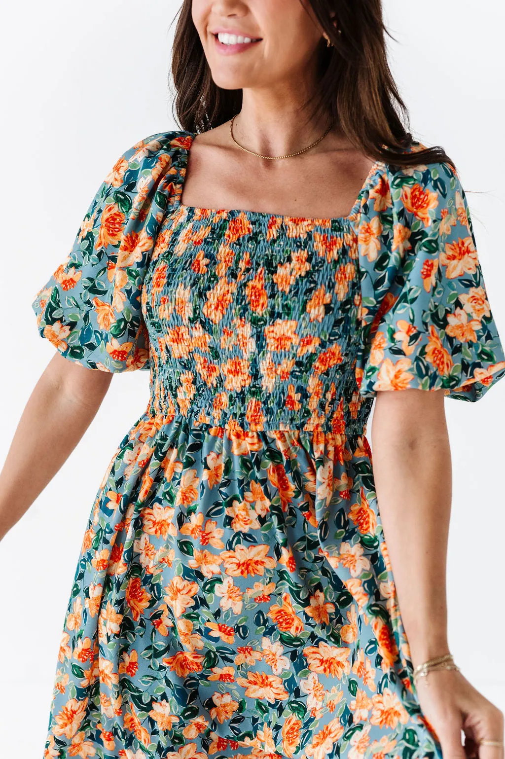 Lacey Floral Dress - Size Small & Large Left