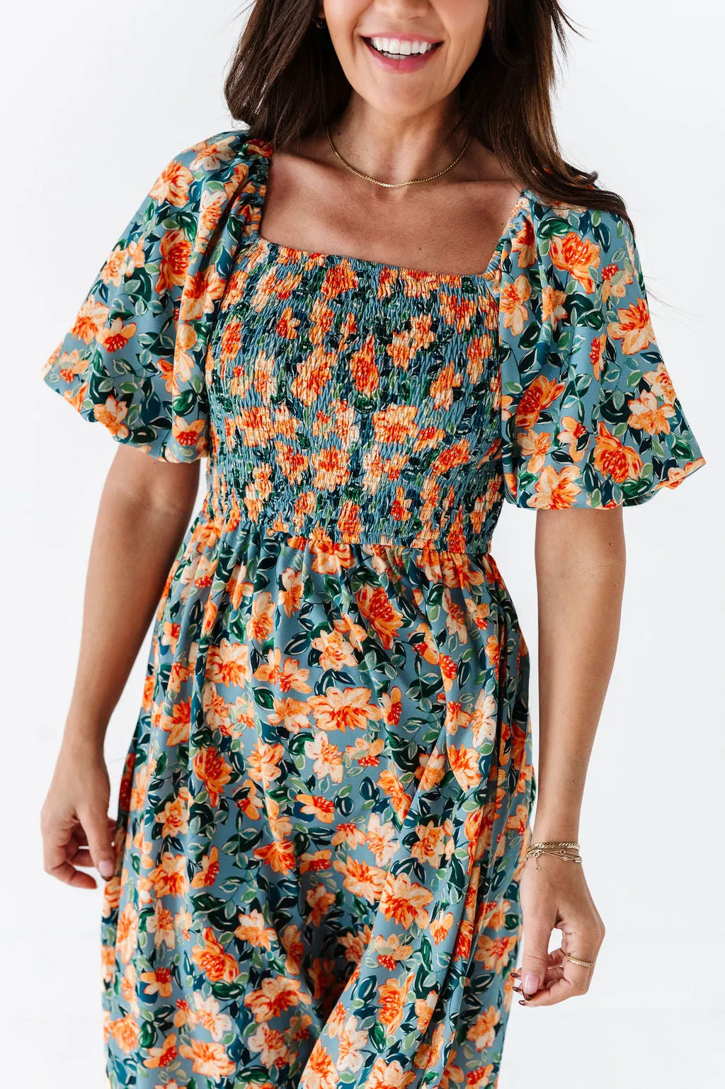 Lacey Floral Dress - Size Small & Large Left