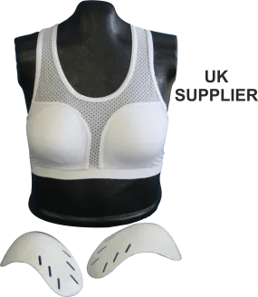 Ladies Chest Protector Sports Bra & Padded Inserts