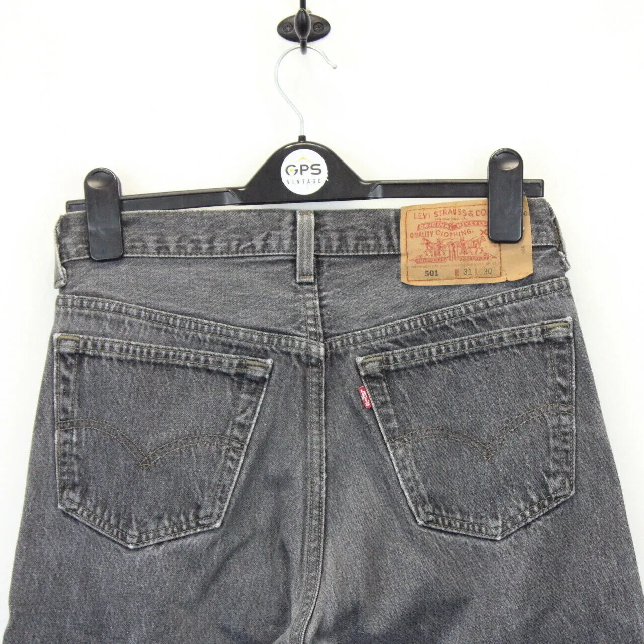 LEVIS 501 Jeans Grey Charcoal | W31 L28