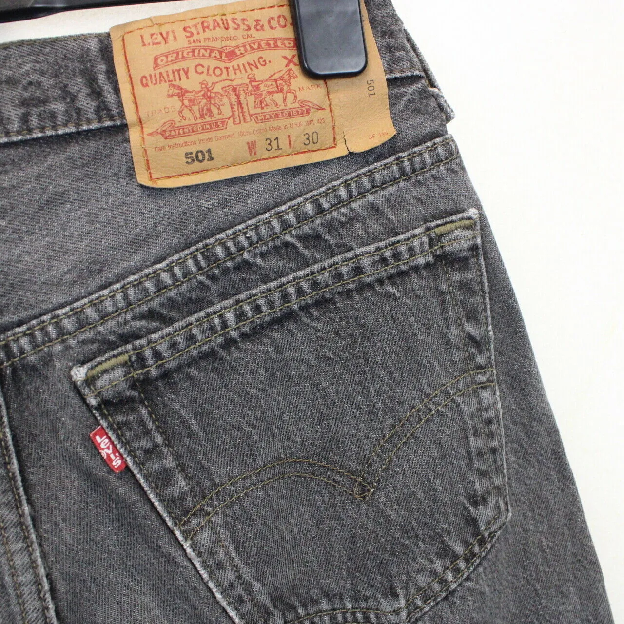 LEVIS 501 Jeans Grey Charcoal | W31 L28