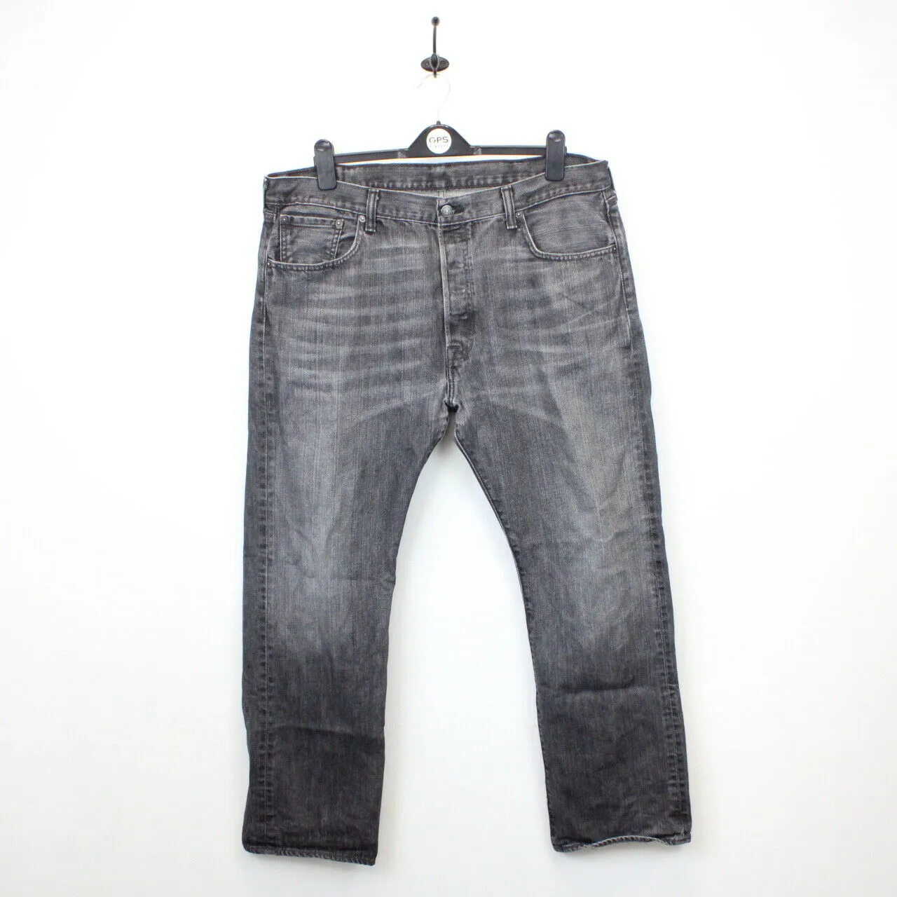 LEVIS 501 Jeans Grey Charcoal | W40 L30