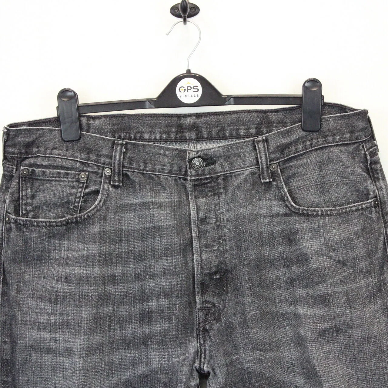 LEVIS 501 Jeans Grey Charcoal | W40 L30