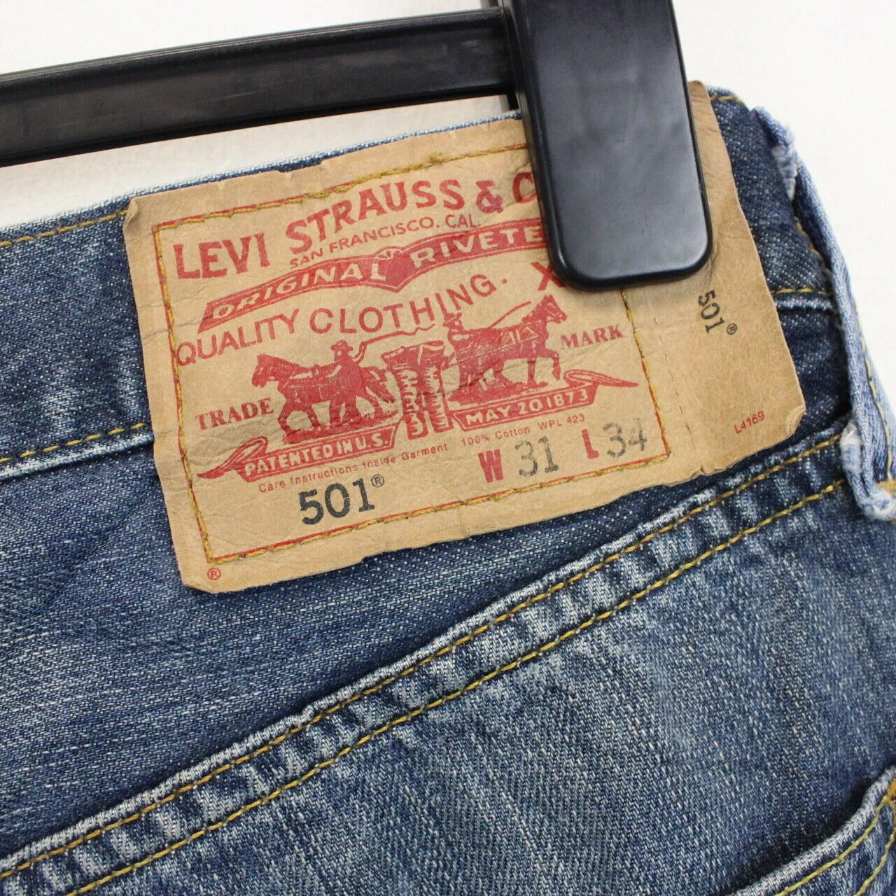 LEVIS 501 Jeans Mid Blue | W31 L34