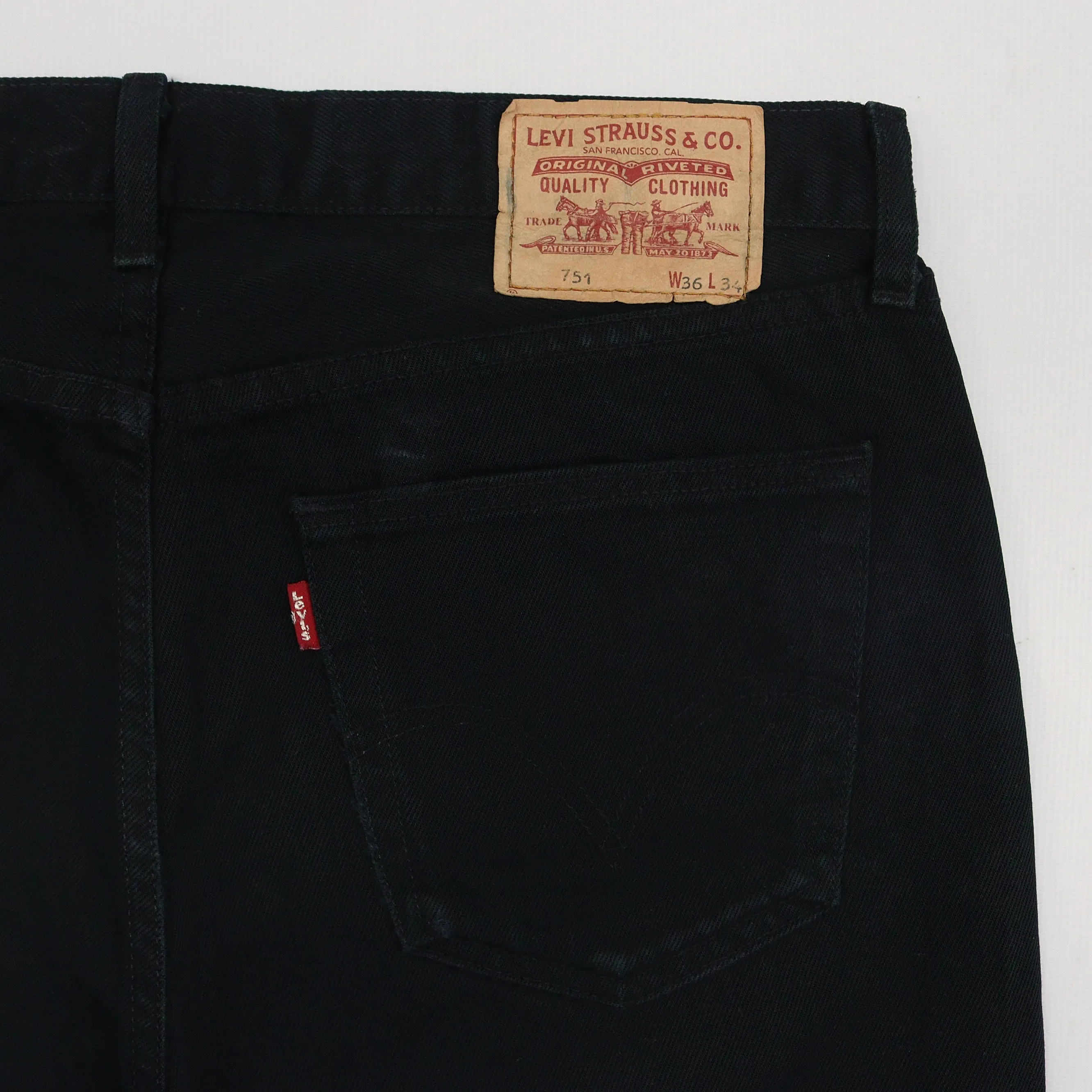 Levi's 751 Black Jeans