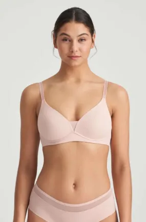 Louie Soft Wireless Bra in Powder Rose