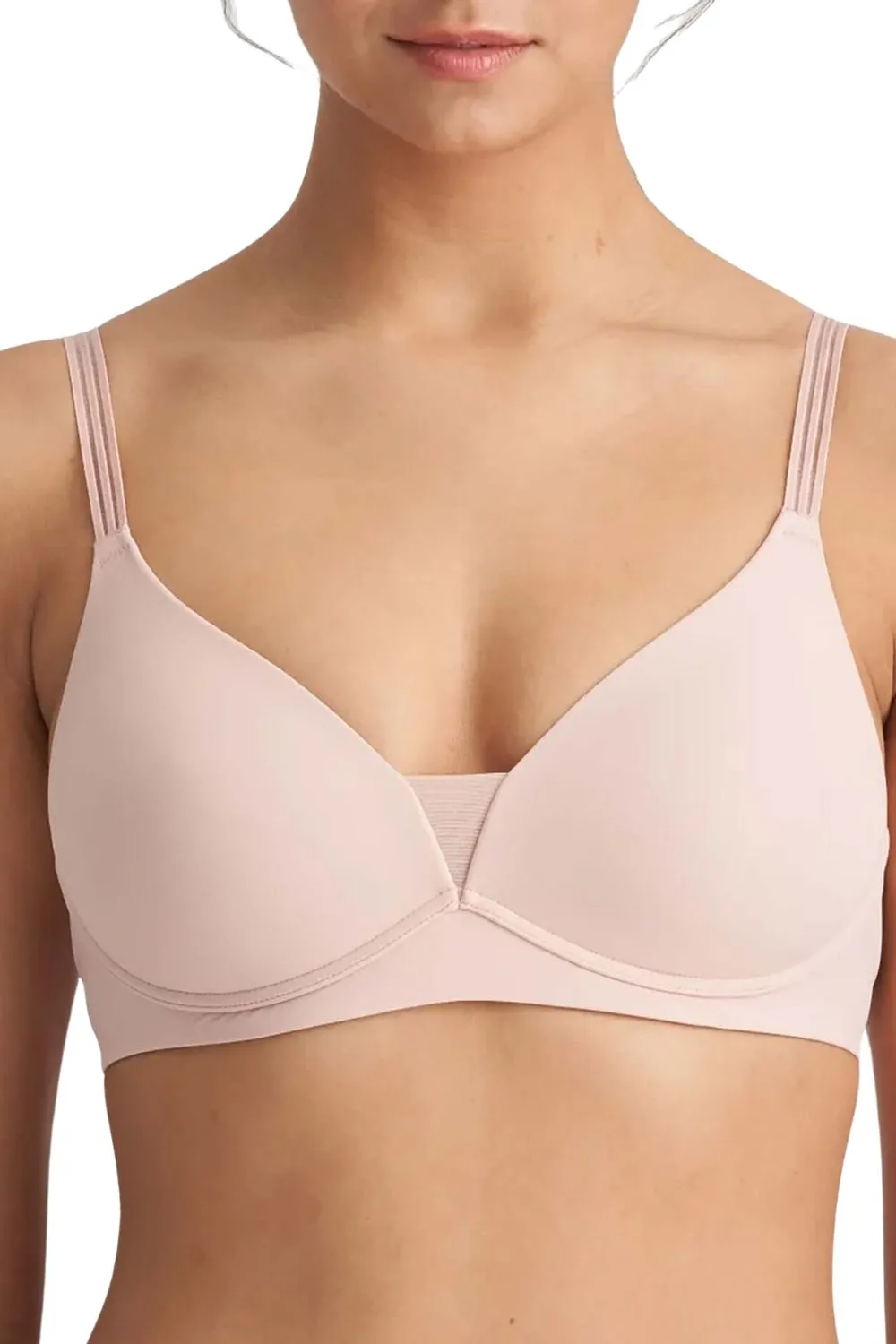 Louie Soft Wireless Bra in Powder Rose