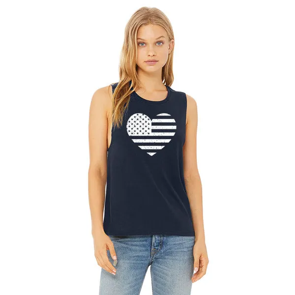 Love USA Ladies Muscle Tank