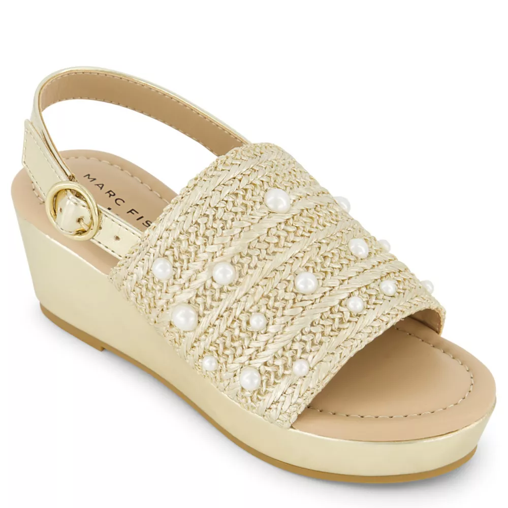 MARC FISHER  GIRLS LITTLE-BIG KID MARREN WEAVE WEDGE SANDAL