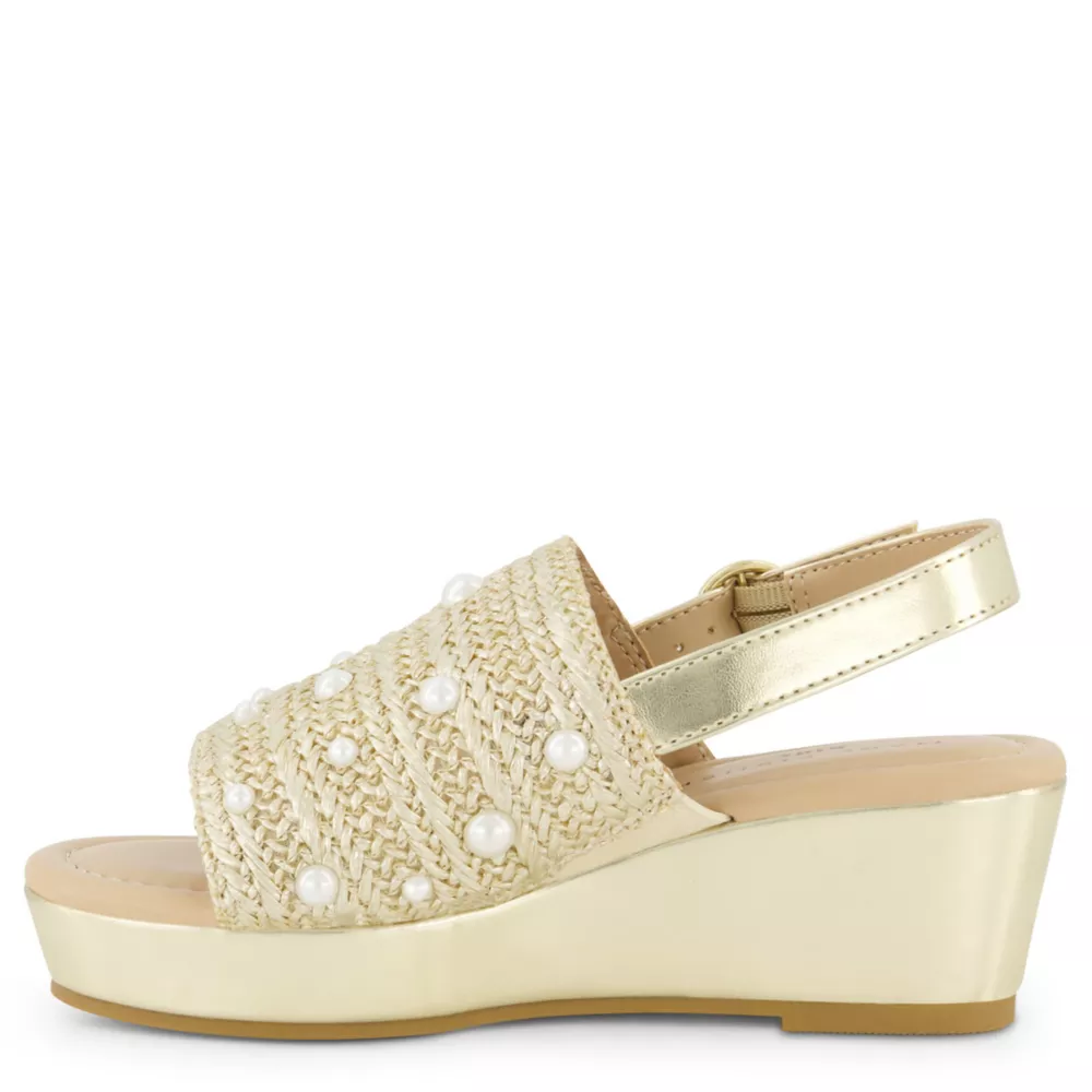 MARC FISHER  GIRLS LITTLE-BIG KID MARREN WEAVE WEDGE SANDAL