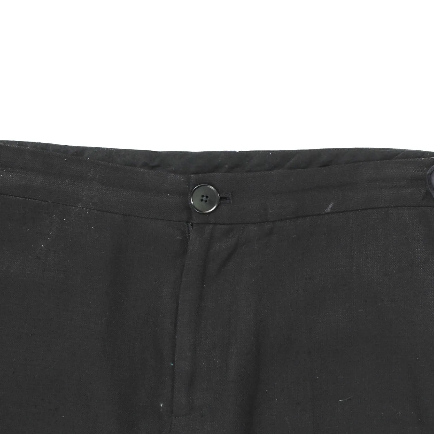 Margaret Howell Black Linen Trousers