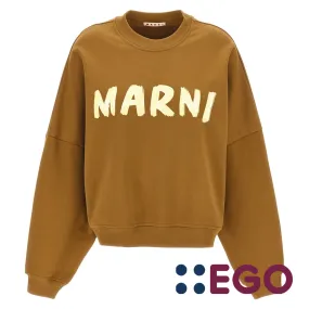 Marni Green Organic Cotton Sweatshirt