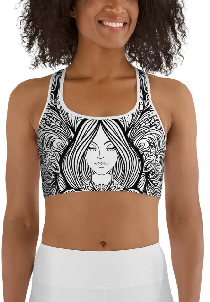 Meditation Zen Sports Bra