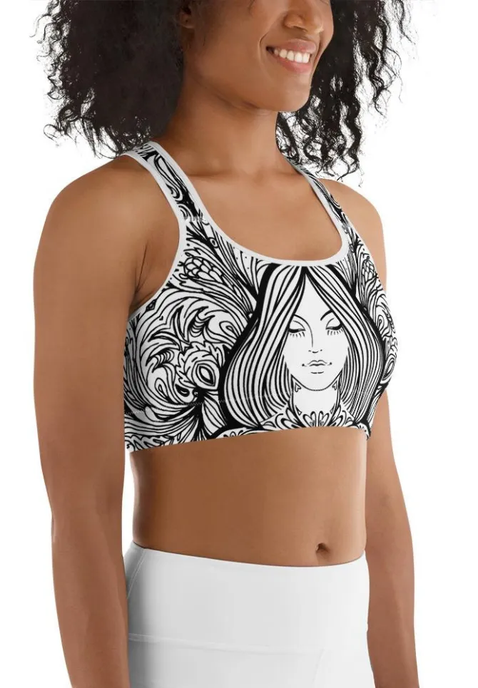 Meditation Zen Sports Bra