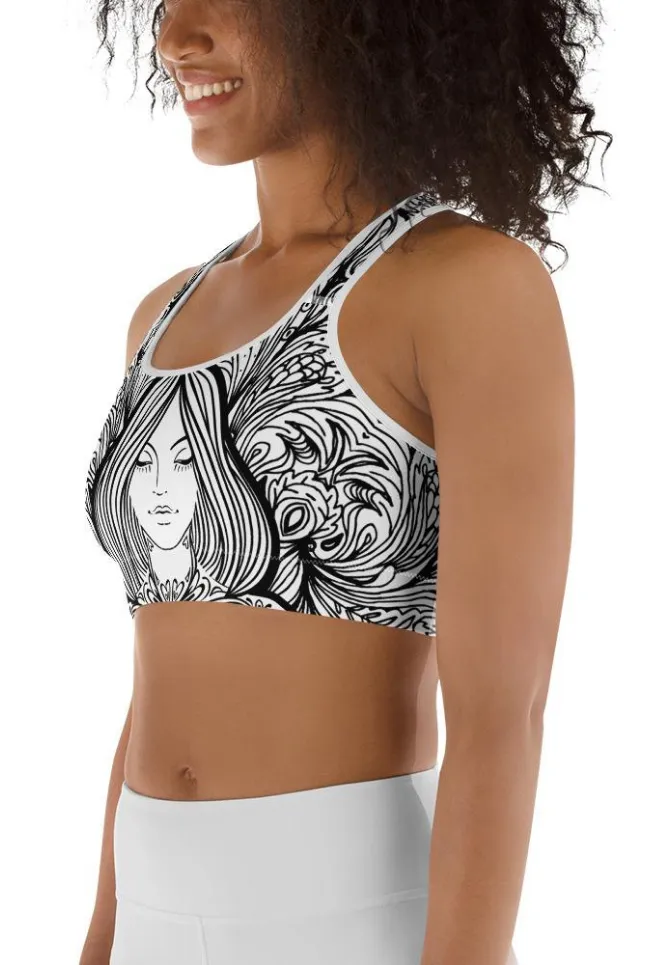 Meditation Zen Sports Bra