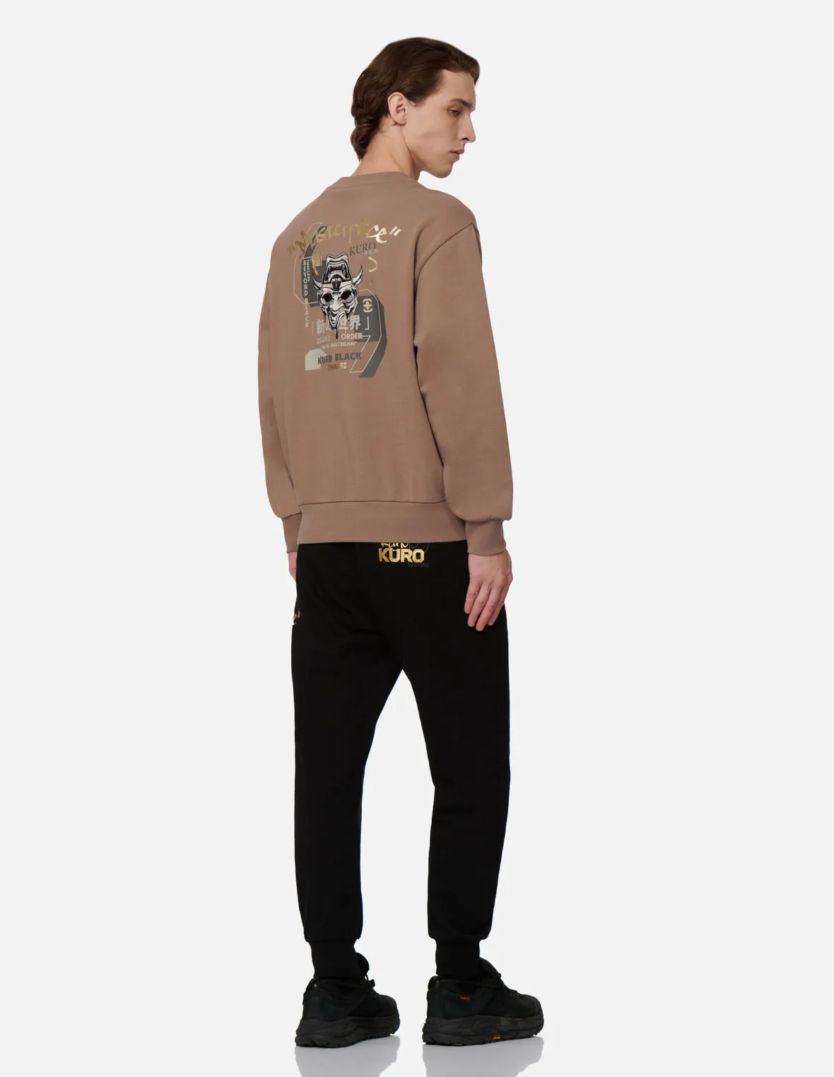 Melting Hannya Skull Embroidered Sweatshirt