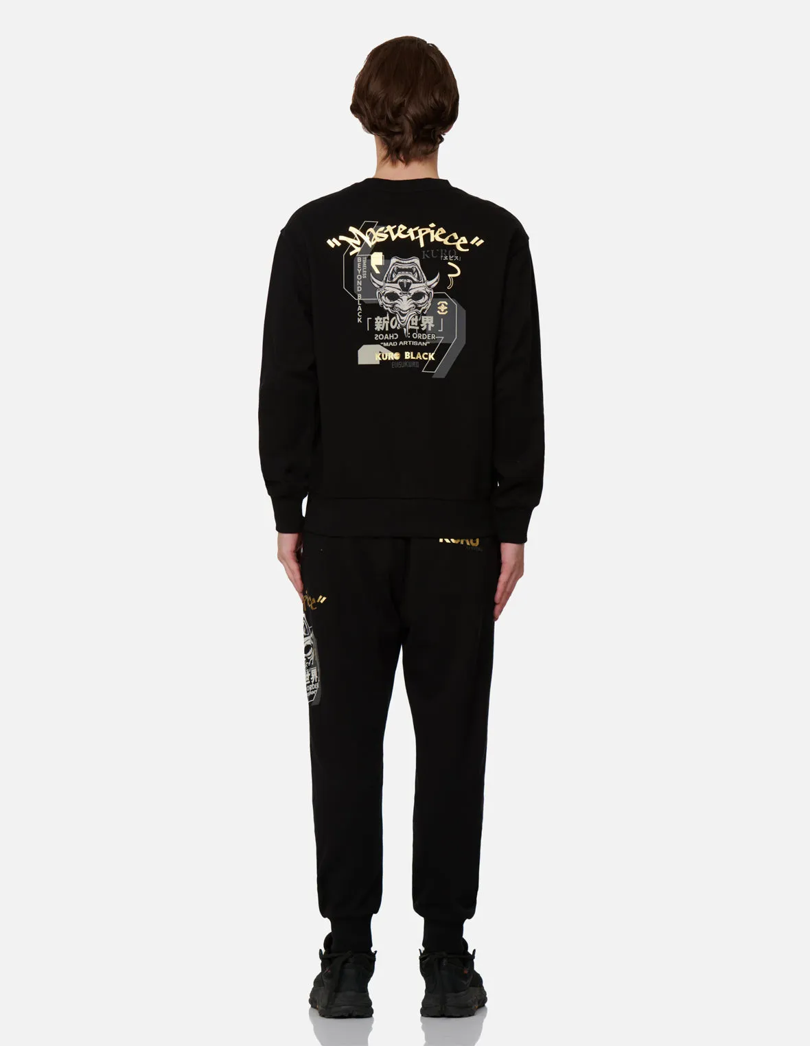 Melting Hannya Skull Embroidered Sweatshirt