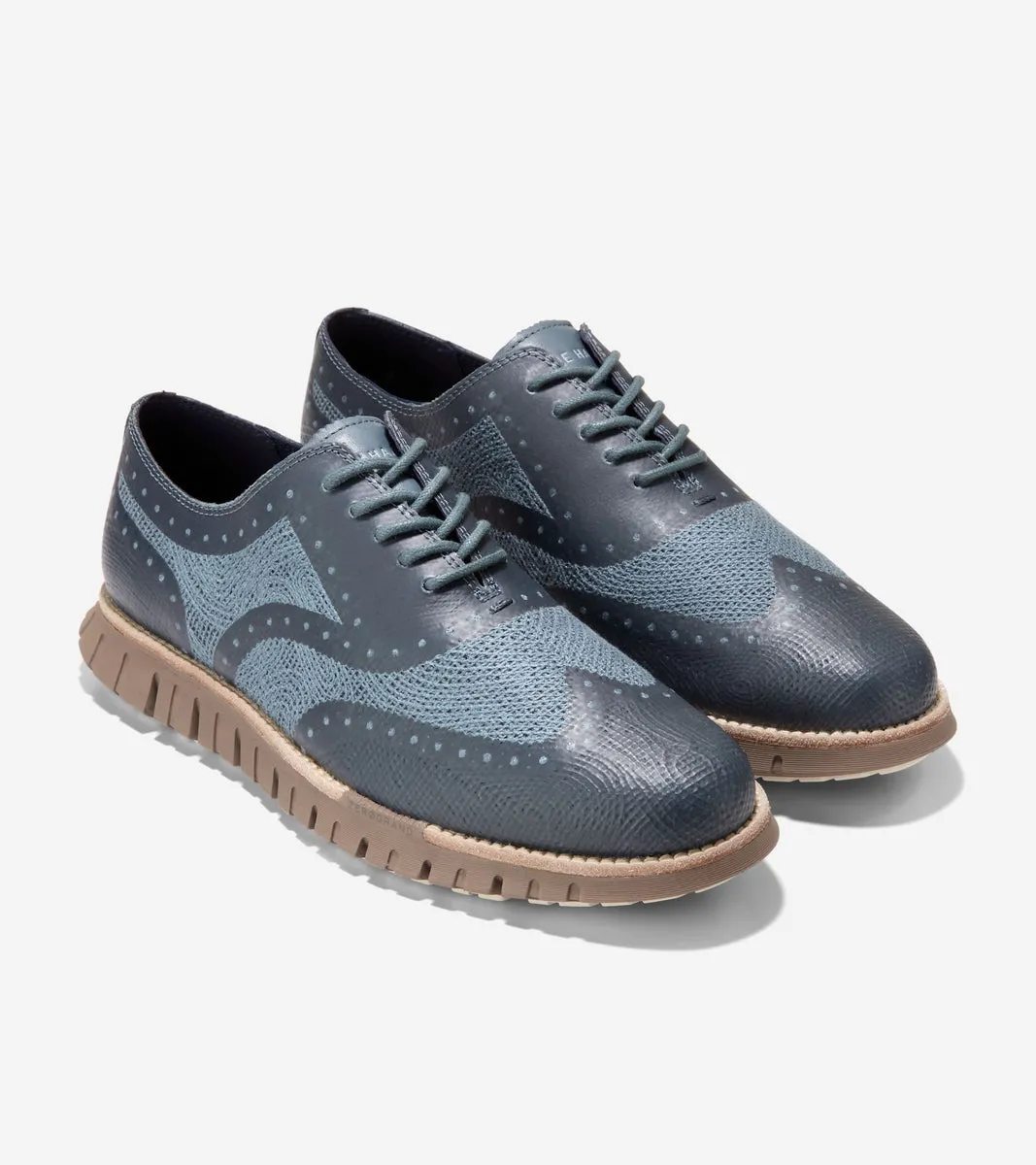 Men ZERØGRAND Remastered Embrostitch Wingtip Oxfords