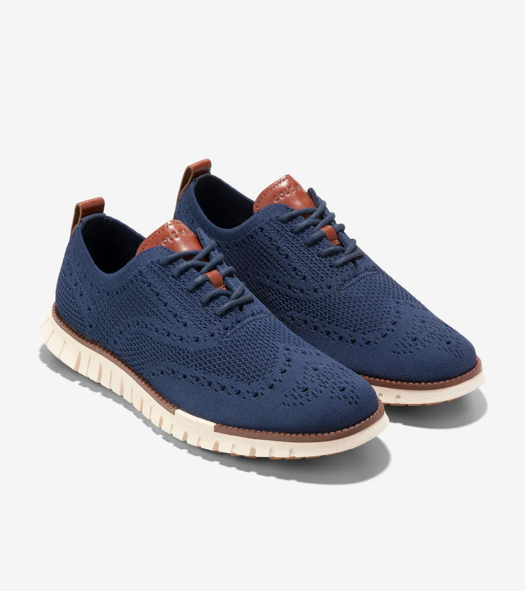 Men ZERØGRAND Remastered Stitchlite Wingtip Oxfords