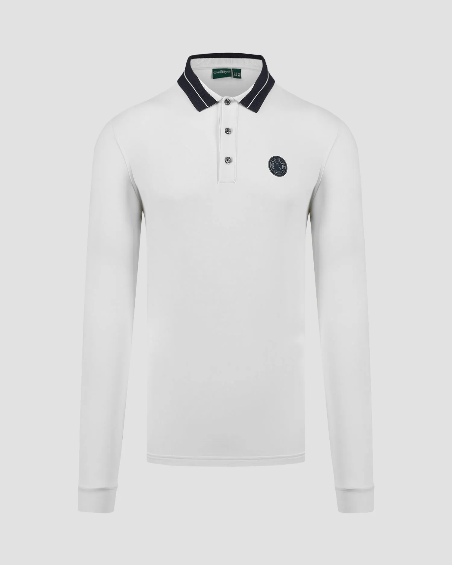 Men's long-sleeved polo Chervo Affranto A0002-150