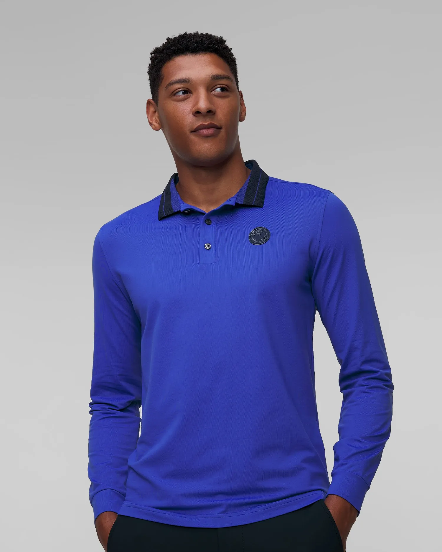 Men's long-sleeved polo Chervo Affranto A0002-5002