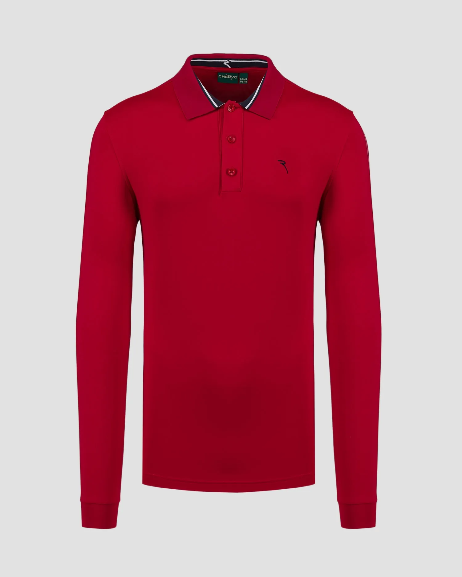 Men's long-sleeved polo Chervo Aromatico A0003-837