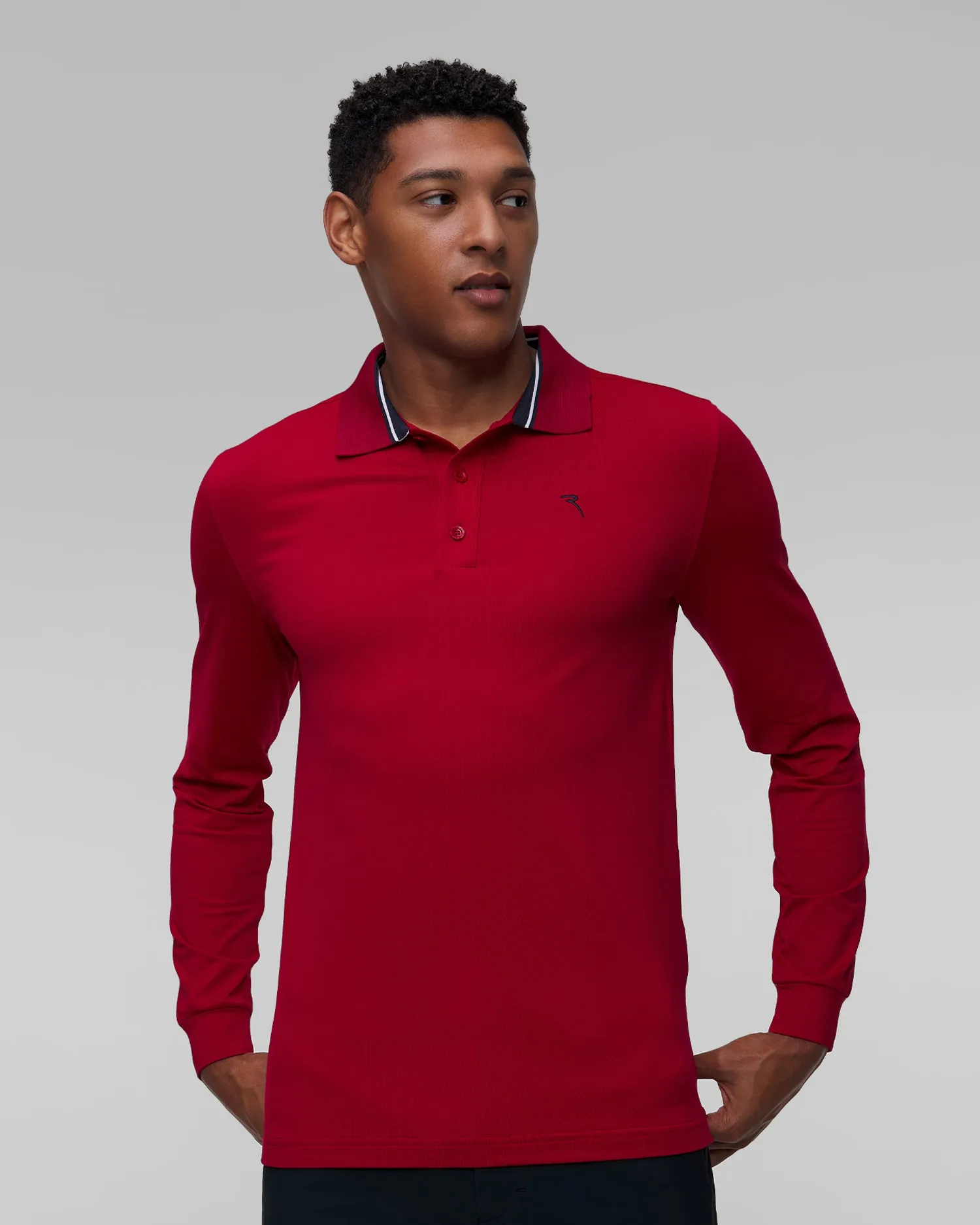 Men's long-sleeved polo Chervo Aromatico A0003-837