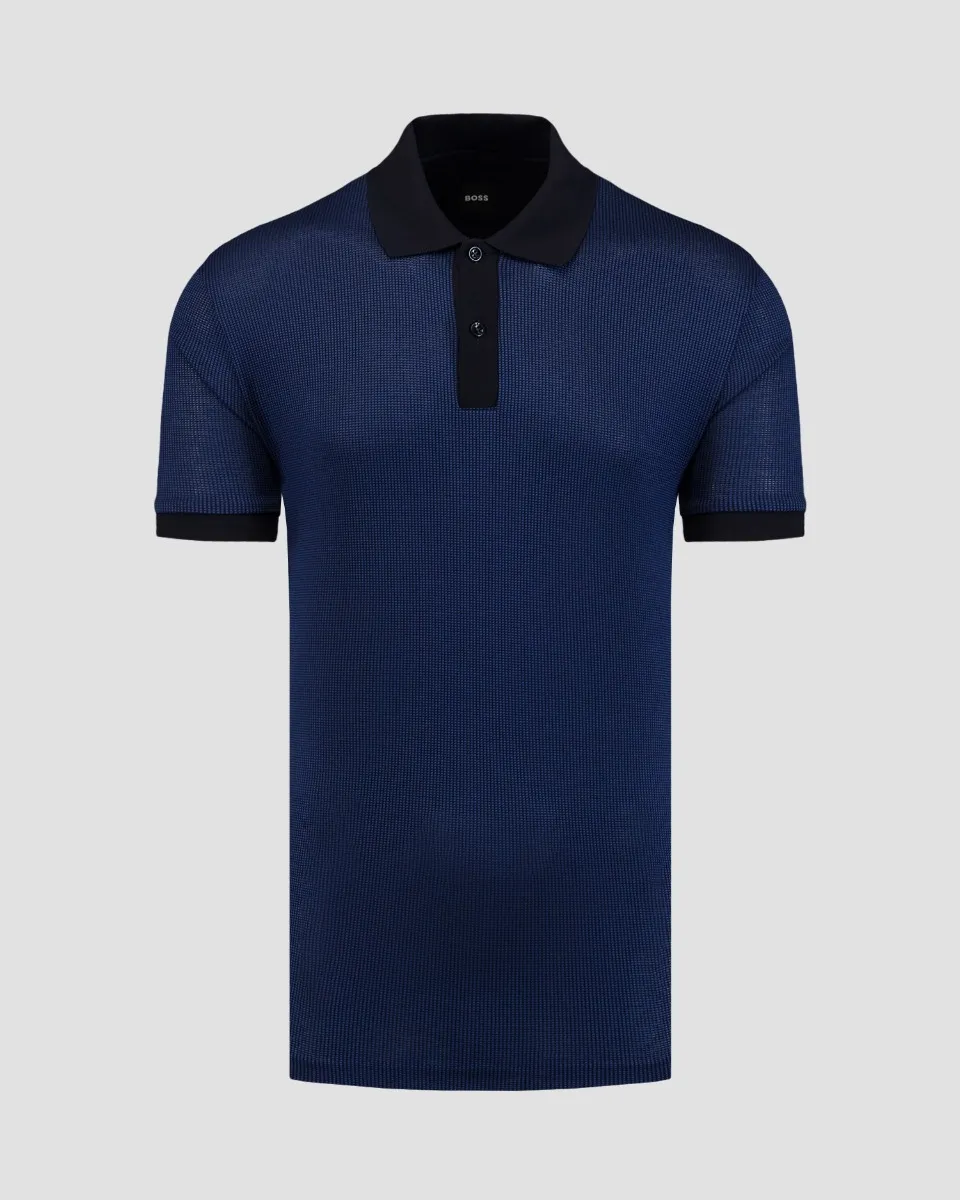 Men's navy blue polo shirt Hugo Boss H-Parlay 50518563-404