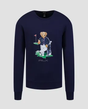 Men's navy blue Ralph Lauren RLX Golf Knit-sweatshirt 785A55976-410