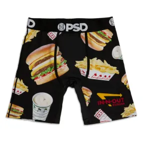 Men's Black In-N-Out Briefs PSD