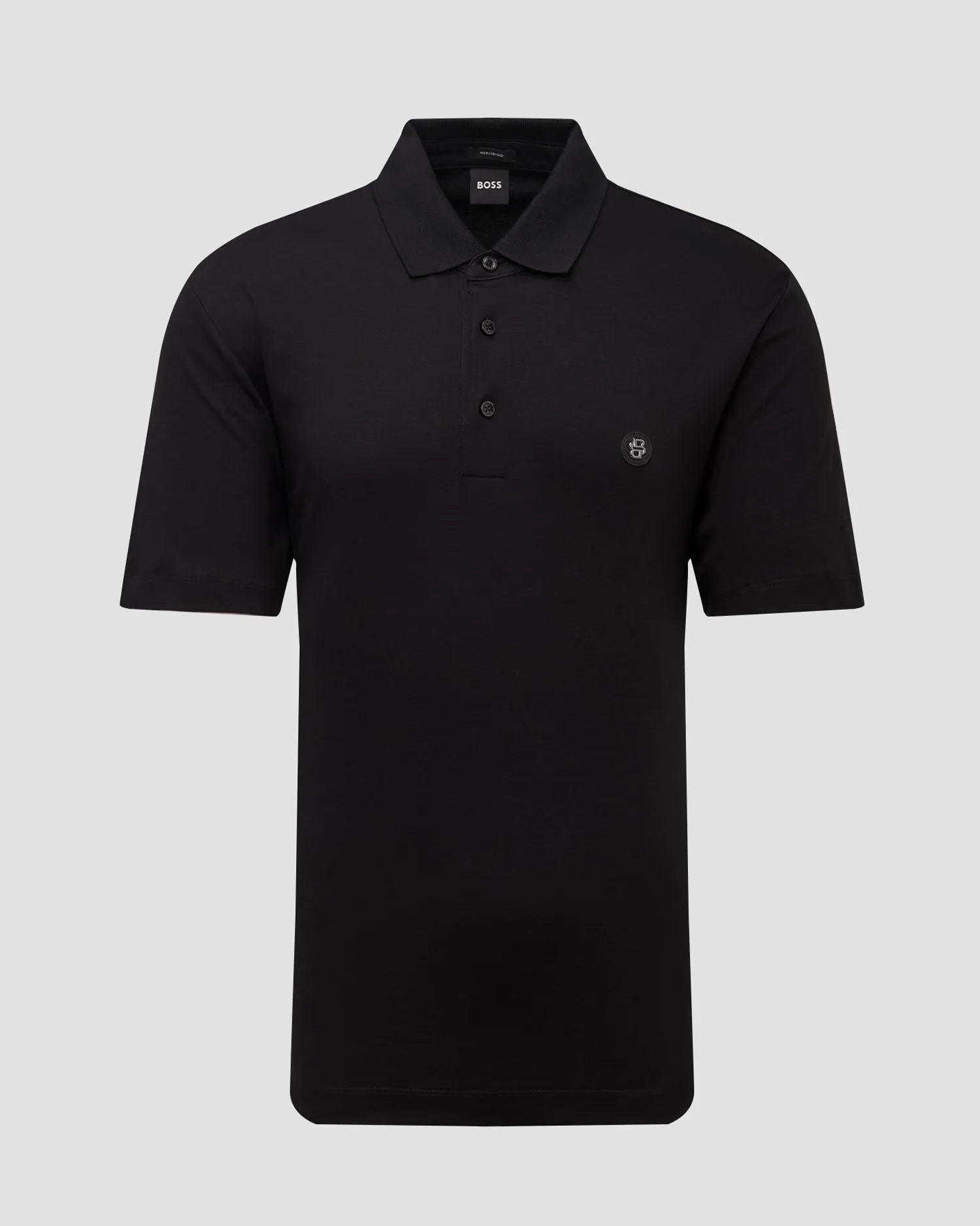 Men’s black polo Black Hugo Boss C-Parris 50520297-1