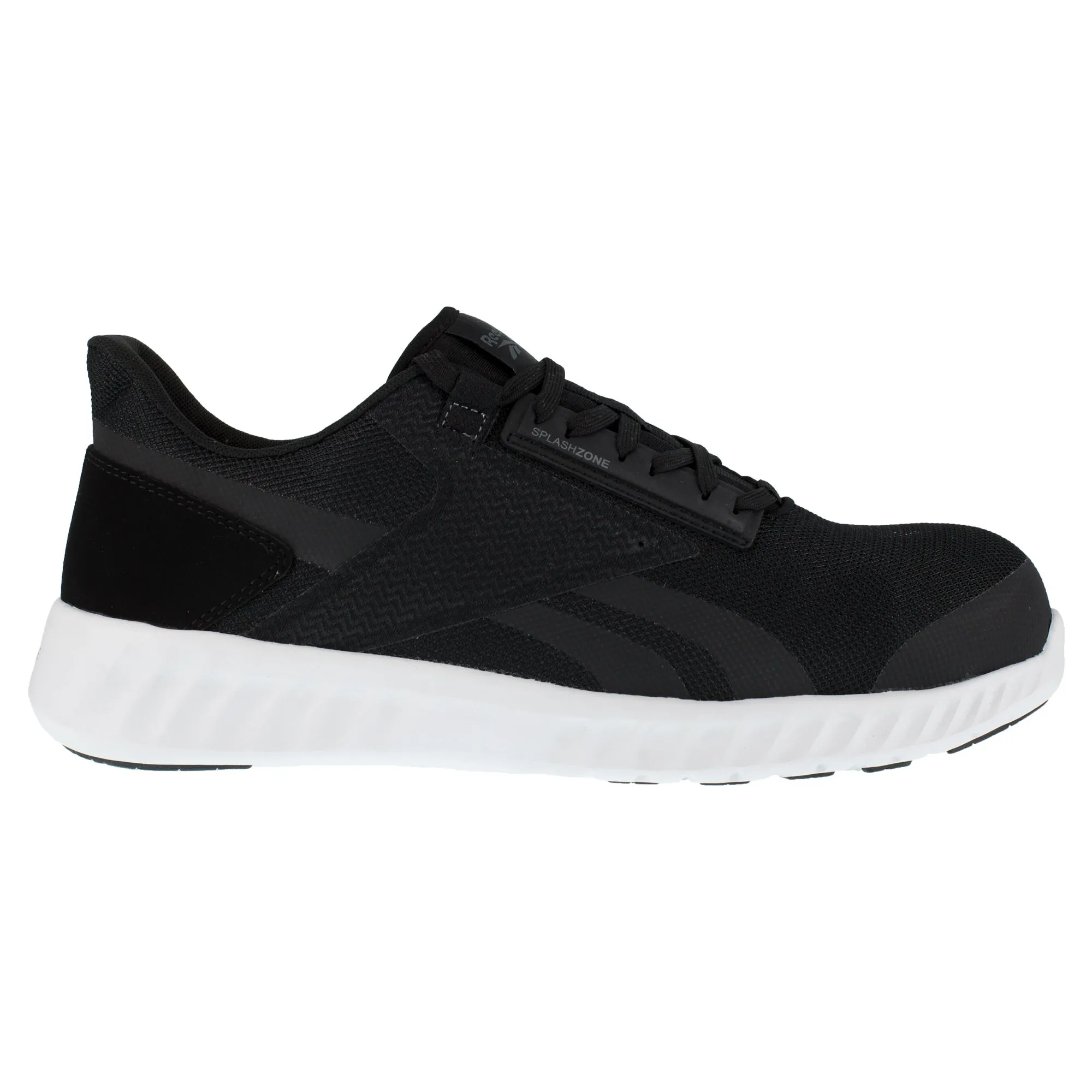 Mens Black/White Mesh Oxfords Sublite Legend Work