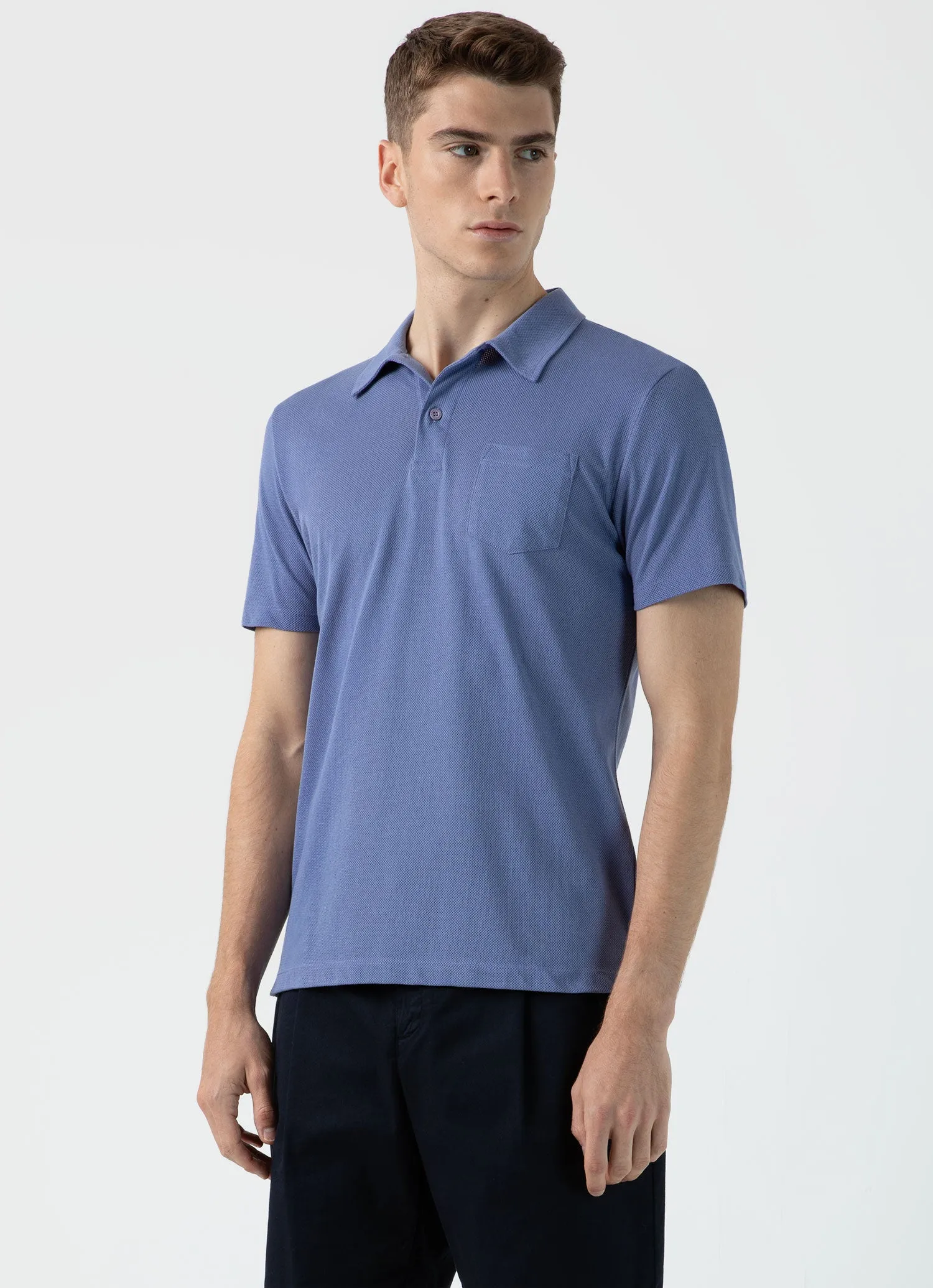 Mens Grape Riviera Polo Shirt