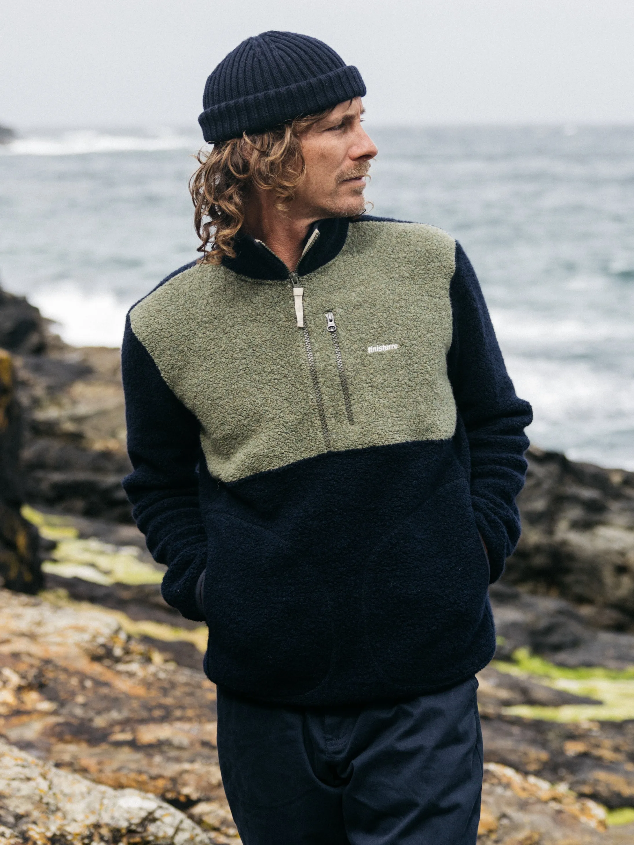 Men's Hegen 1/4 Zip Wool Fleece