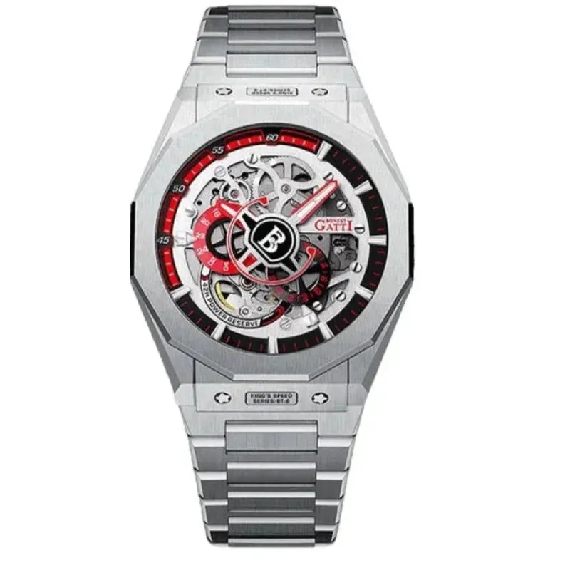 Men's Luxury Sapphire Stainless Steel Automatic Mechanical Wristwatch