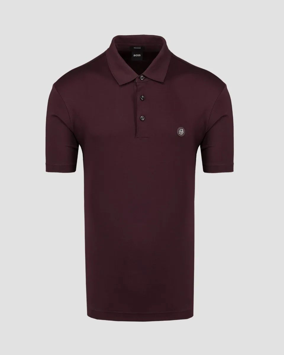 Men’s maroon polo shirt Hugo Boss C-Parris 50520297-642