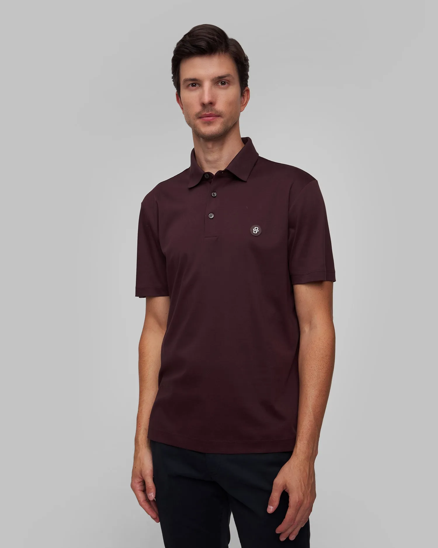 Men’s maroon polo shirt Hugo Boss C-Parris 50520297-642