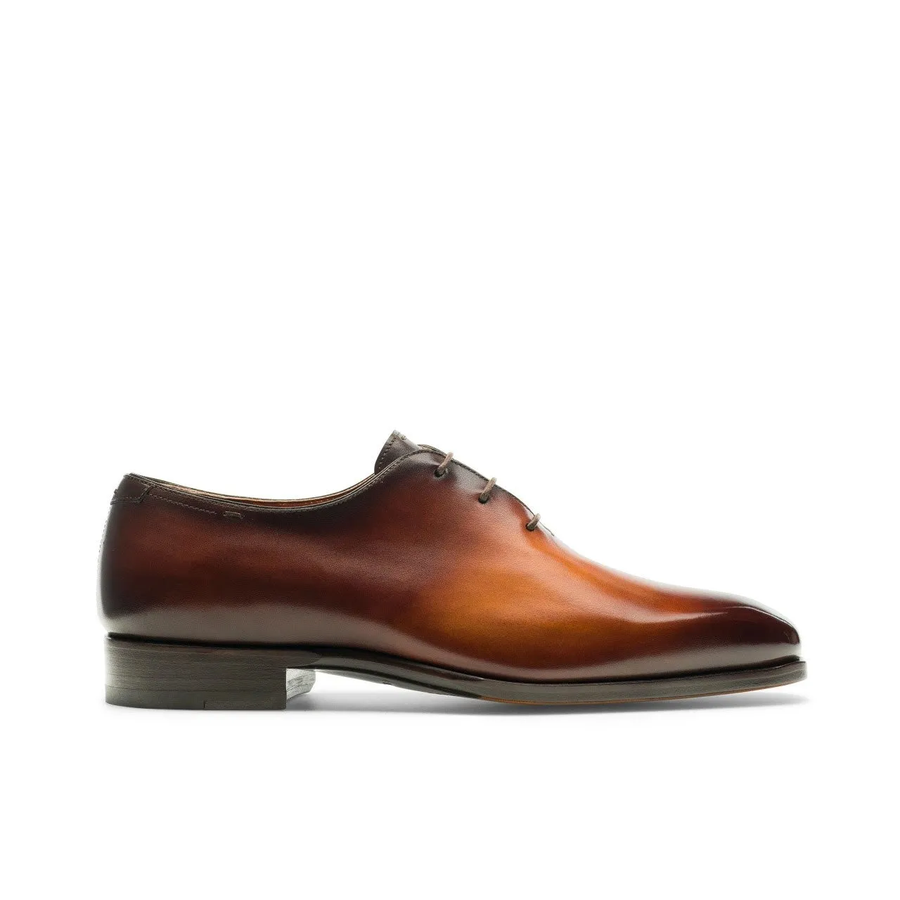 Men's Two-Tone Brown Leather Oxfords